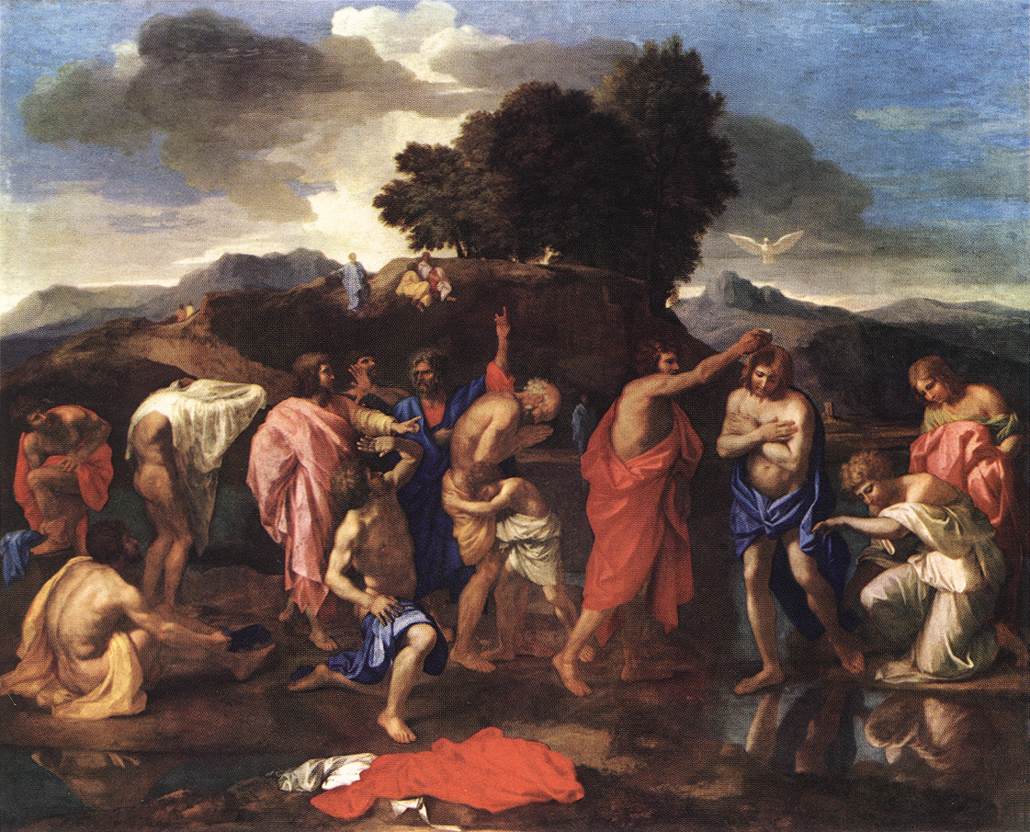 POUSSIN, Nicolas The Sacrament of Baptism af